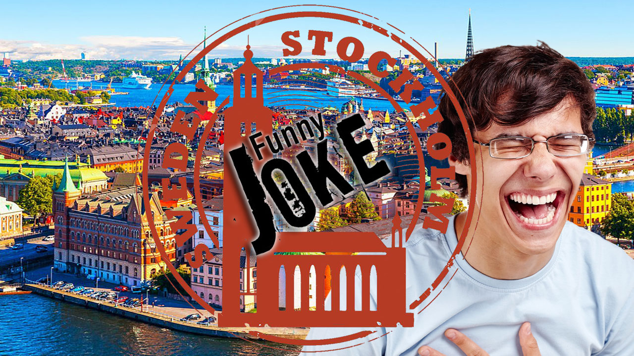 Bästa torra skämt om Stockholm