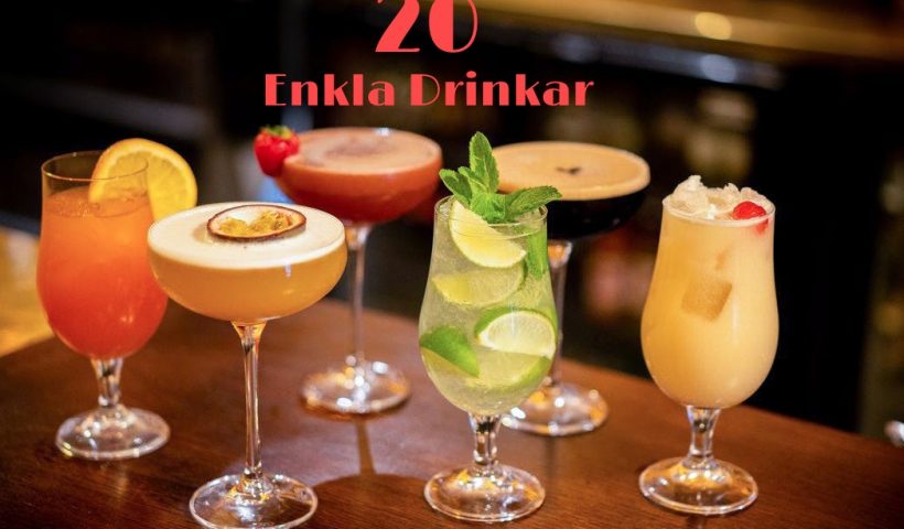 20 enkla drinkar huvudbild
